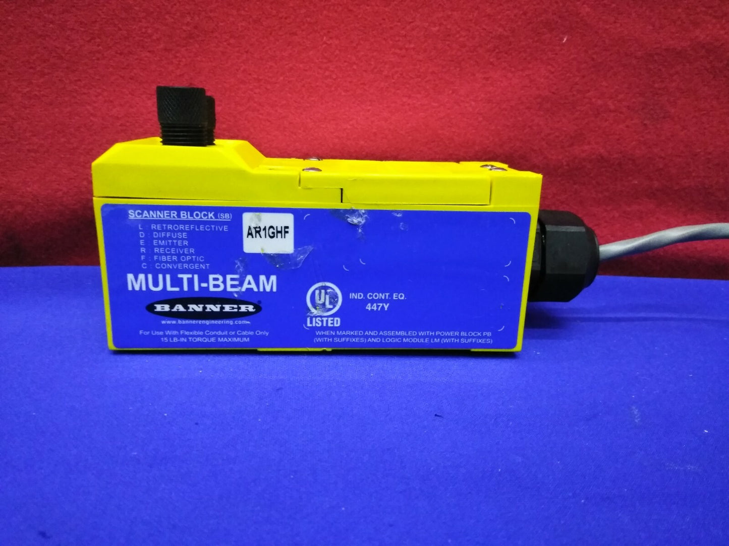 BANNER AR1GHF MULTI-BEAM SCANNERBLOK 