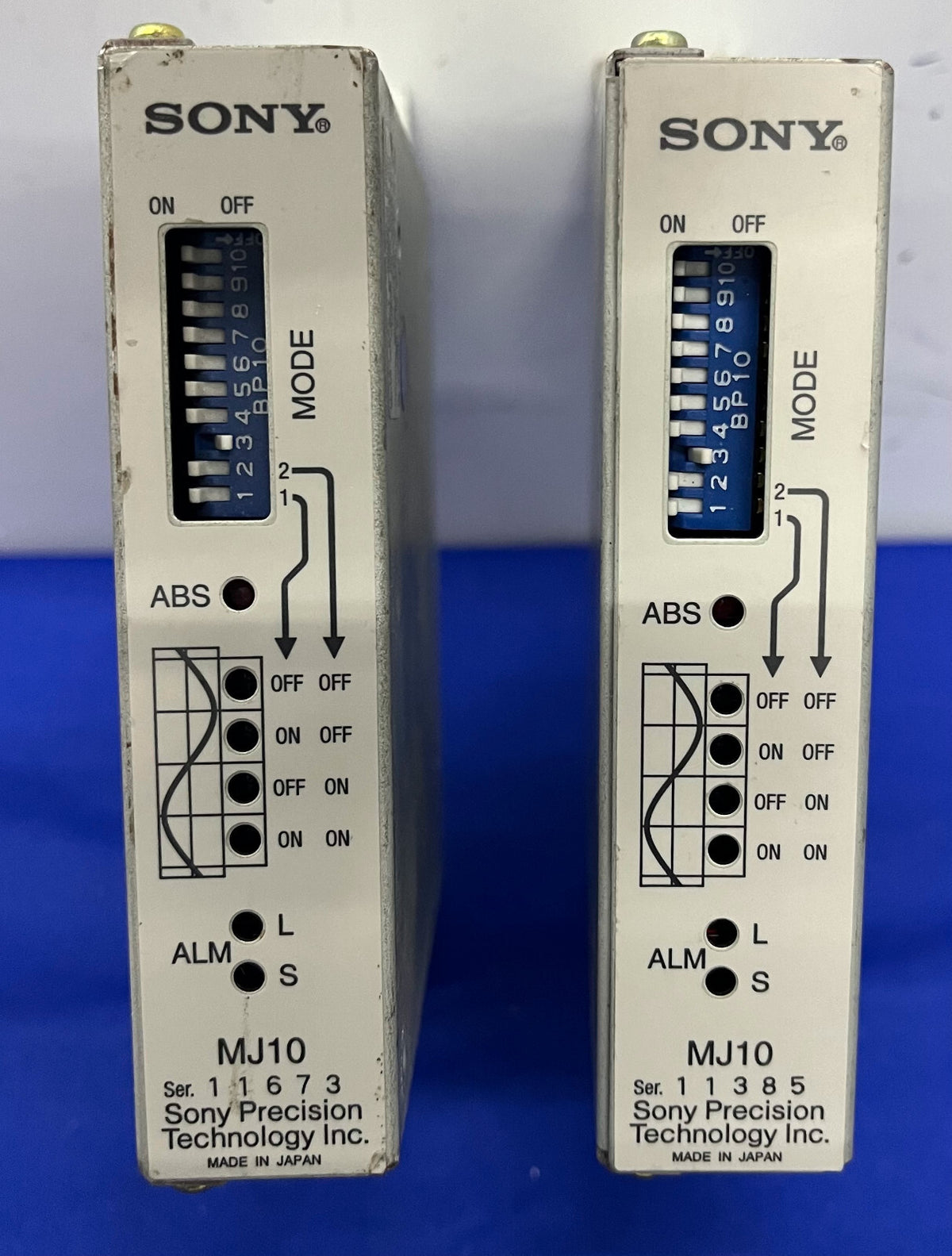 SONY MJ10 DETECTOR POSITIE FEEDBACK DIGI-RULER FREQUENTIE CONVERTER 1 LOT HOEVEELHEID 2 