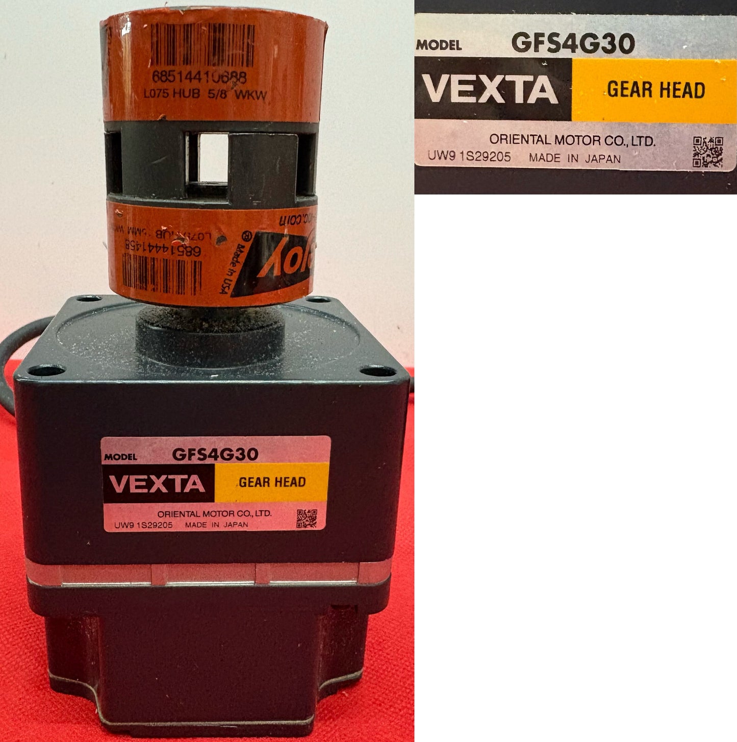 ORIENTAL MOTOR VEXTA BLUD40A BRUSHLESS DC MOTOR DRIVER W/ GFS4G30 GEARHEAD