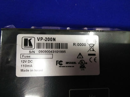 KRAMER TOOLS MODEL # VP-200 N1:2 HIGH RESOLUTION HGA DADISTRIBUTION AMPLIFIER 12