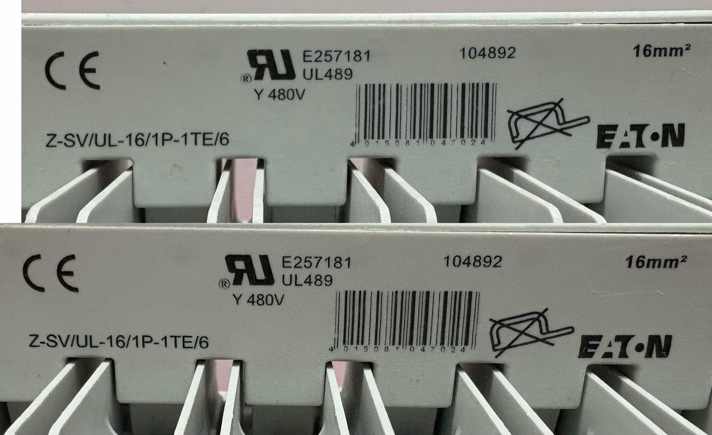 AB 1489-M1C030 SINGLE POLE CIRCUIT BREAKER -2 EATON  Z-SVUL-16/1P-1TE/6 -  QTY 2