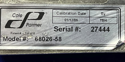 コールパーマー 真空圧力デジタルゲージ制御システム EW-68026-58 PC-100PSIG-