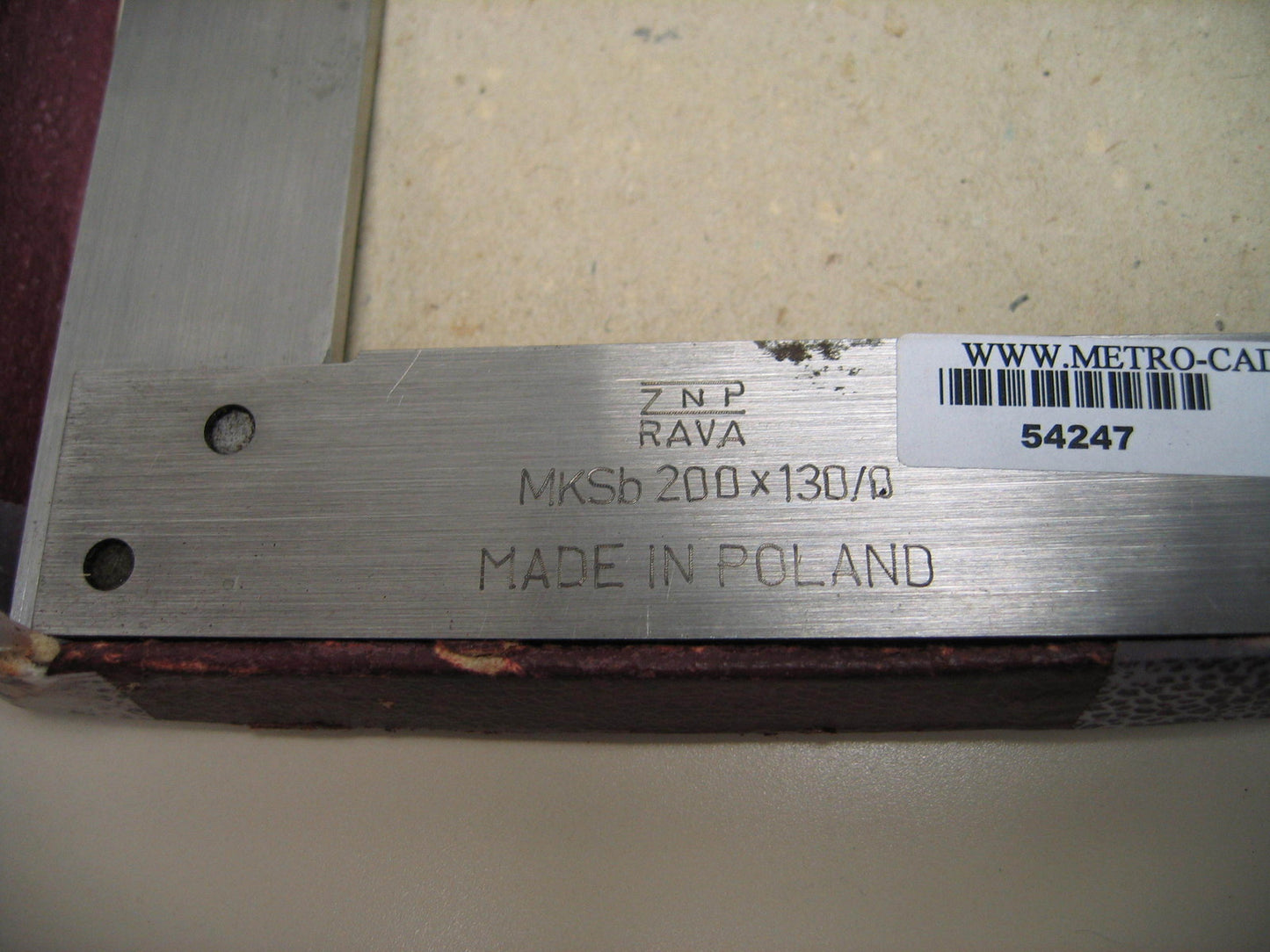 FOWLER 52-431-006 6-3/4" RECHTE RAND VIERKANT VAN ZNP RAVA