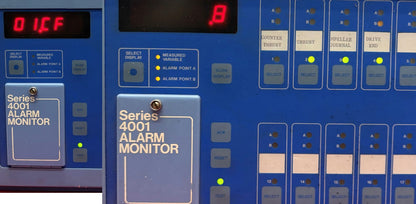 VINTAGE ROSEMOUNT 4001 AM 25P1A101 4001 ALARM MONITOR BY EMERSON CO PARTS/REPAIR