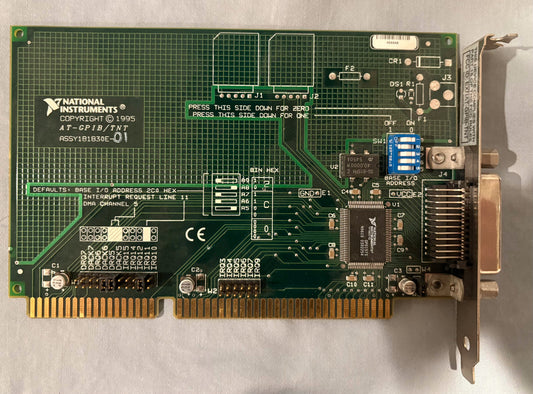 NI NATIONAL INSTRUMENTS AT-GPIB/TNT ASSY181830E-01 INTERFACE CARD BOARD IEEE-488