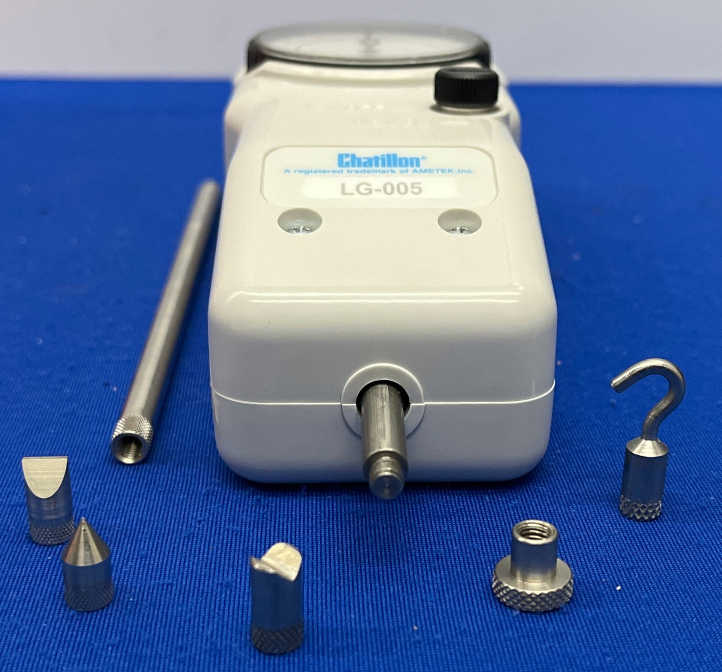 MEDIDOR DE FUERZA DE TENSIÓN MECÁNICO CHATILLON AMETEK LG-005 5 LB MÁXIMO