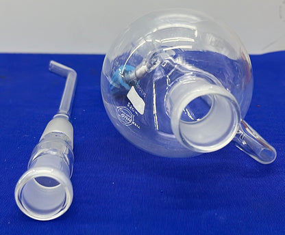 QUICKFIT ™ 250 ml DE250/33 DRUCKAUSGLEICHSTRICHTER MIT ZUSÄTZLICHEM GLASROHR 
