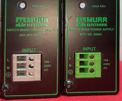 MURR SWITCH MODE POWER SUPPLY 85064 MCS2.5-115-230/24 - 1 LOT QTY 2