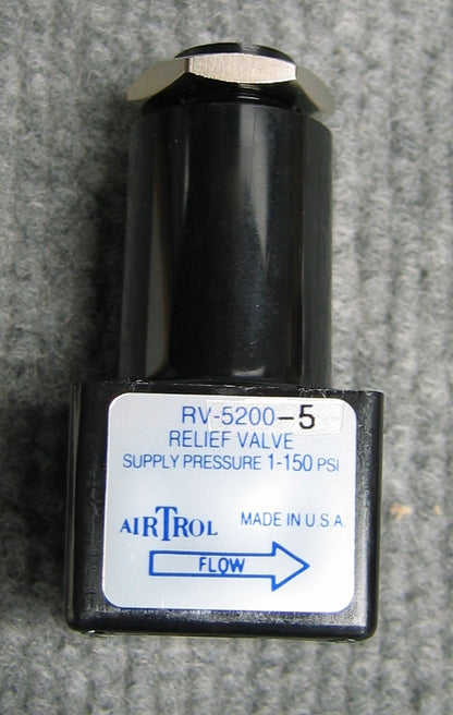 AIRTROL RV-5200-5 ENTLÜFTUNGSVENTIL, VERSORGUNGSDRUCK 1-150 PSI, ARTIKEL IST NEU/UNBENUTZT