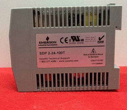 SOLA POWER SUPPLY SDP 2-24-100T 24VDC / 2.1A