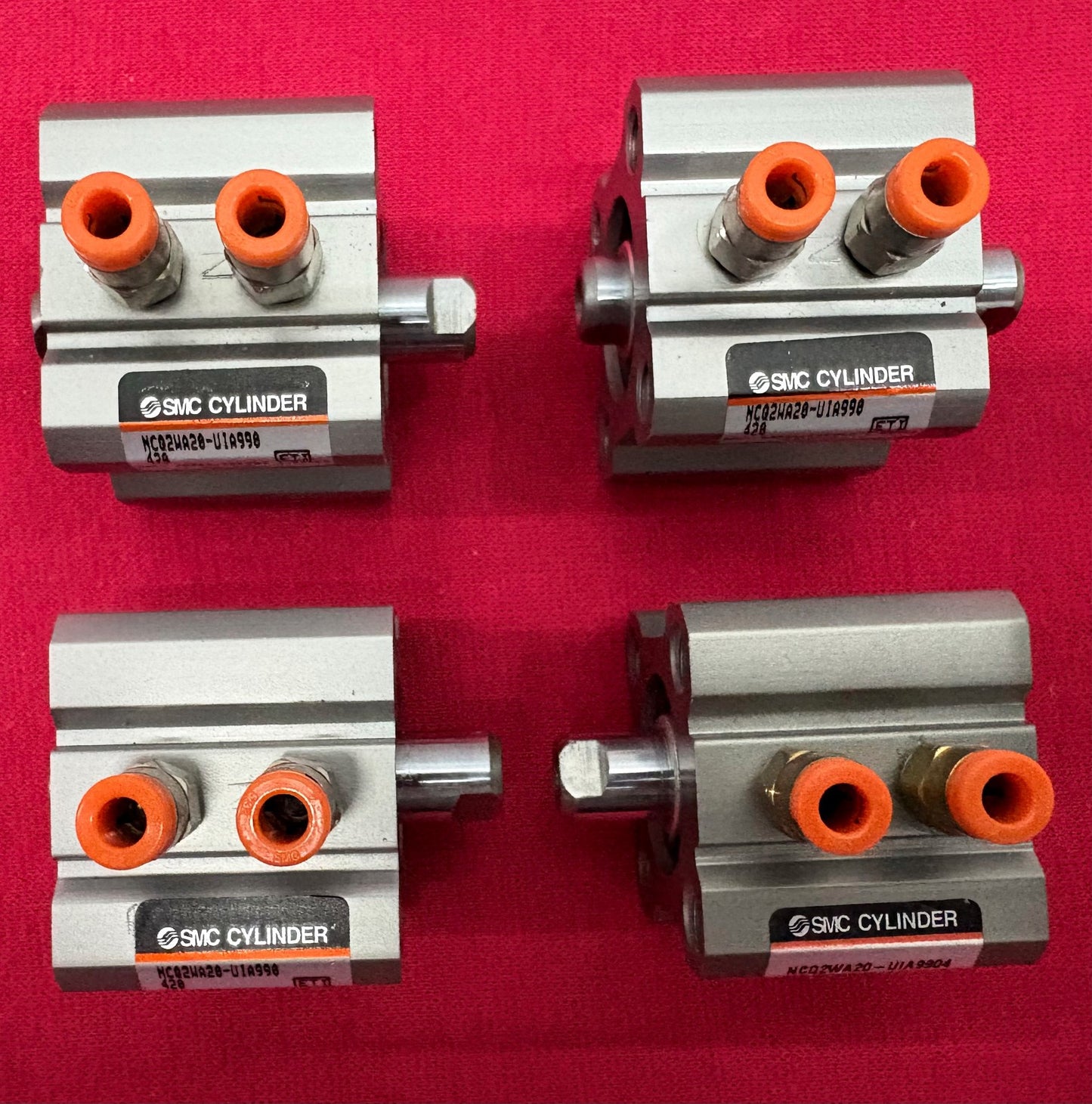 SMC NC2WA20-UIA9904 COMPACT PNEUMATIC CYLINDER SELLING AS '1 LOT' - SEE PICTURES
