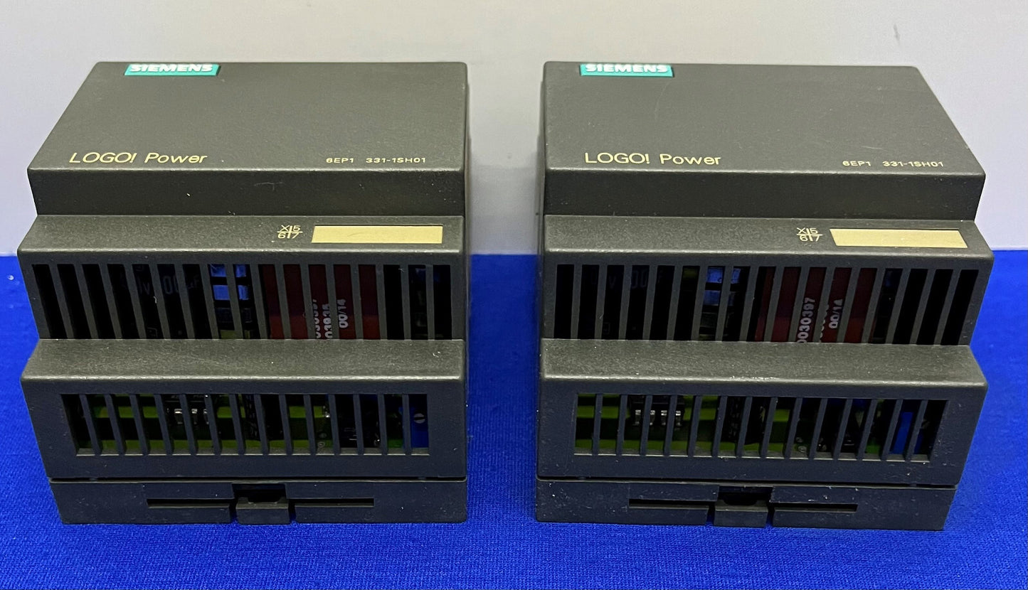 SIEMENS LOGO! ALIMENTATORE 6EP1331-1SH01 DC 24V 13A - 1 LOTTO QTY 2