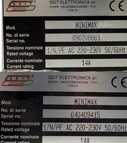 2 SEIT MINIMAX SOLID STATE RF INDUCTION HEAT UNITS  and MILLER COOLMATE 3 /PARTS