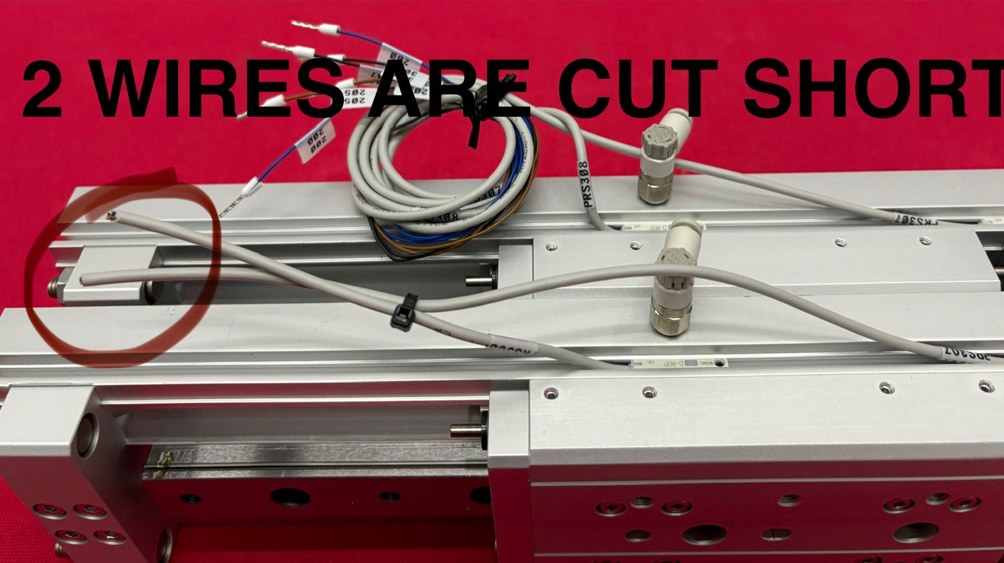 SMC MXW16-100B 2C1-83A LONG STROKE DOUBLE ACTING AIR LINEAR SLIDE - 1 LOT QTY 2