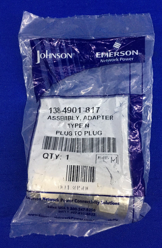 JOHNSON 138-4901-817 MONTAGEADAPTER TYP N STECKER AUF STECKER