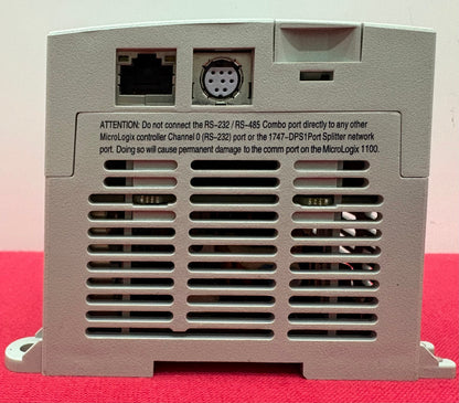 For Parts Repair AB ALLEN BRADEY 1763-L16BBB SER.B MICROLOGIX 1100 MISSING COVER
