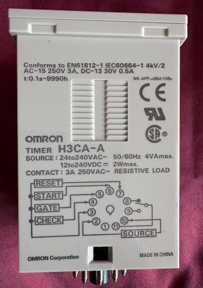 OMRON H3CA / H3CA-A TIMER H3CAA 24 to 240VAC 12 to 240VDC