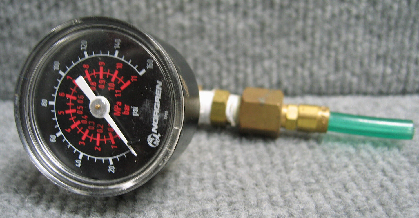 QTY OF 3 GAGES / GAUGES ARO NORGREN DURO UNITED