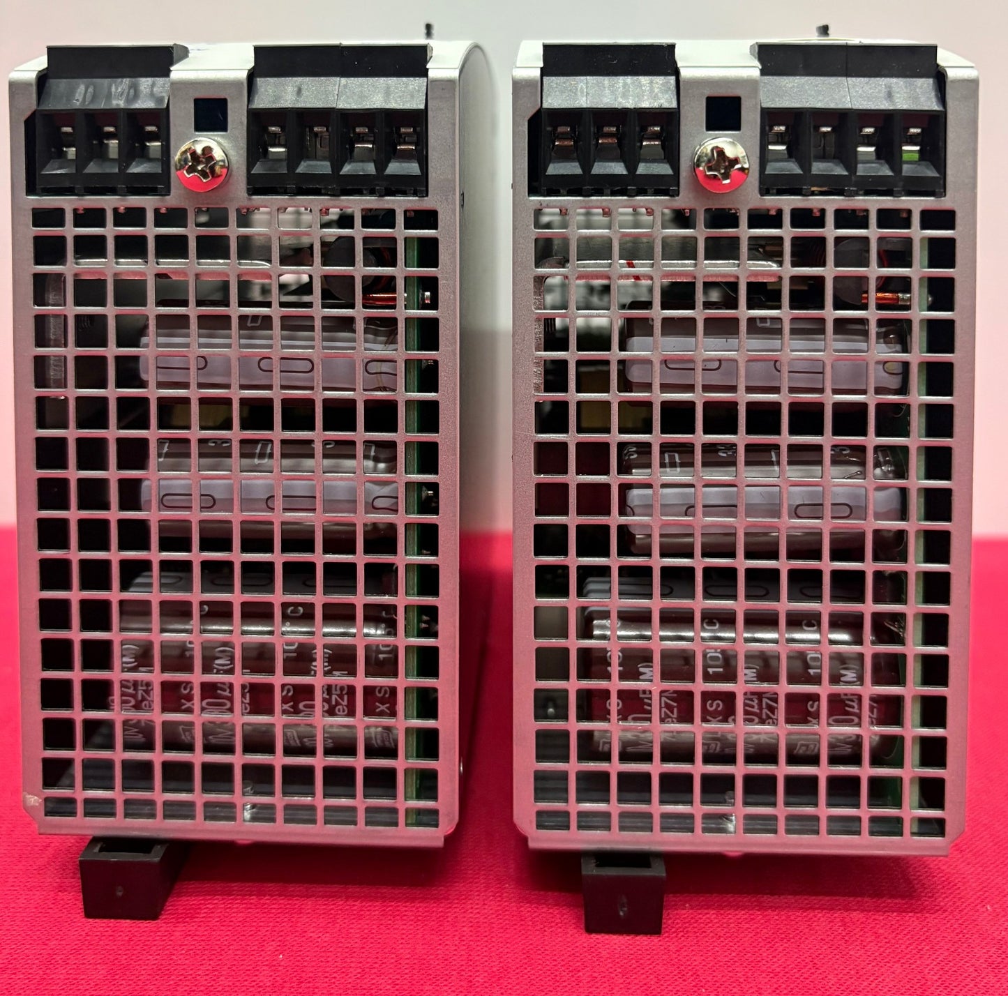 LOT OF 2 AB ALLEN BRADLEY 1606-XLE480EP SER A POWER SUPPLY 1-PHASE 24V 20A 480W