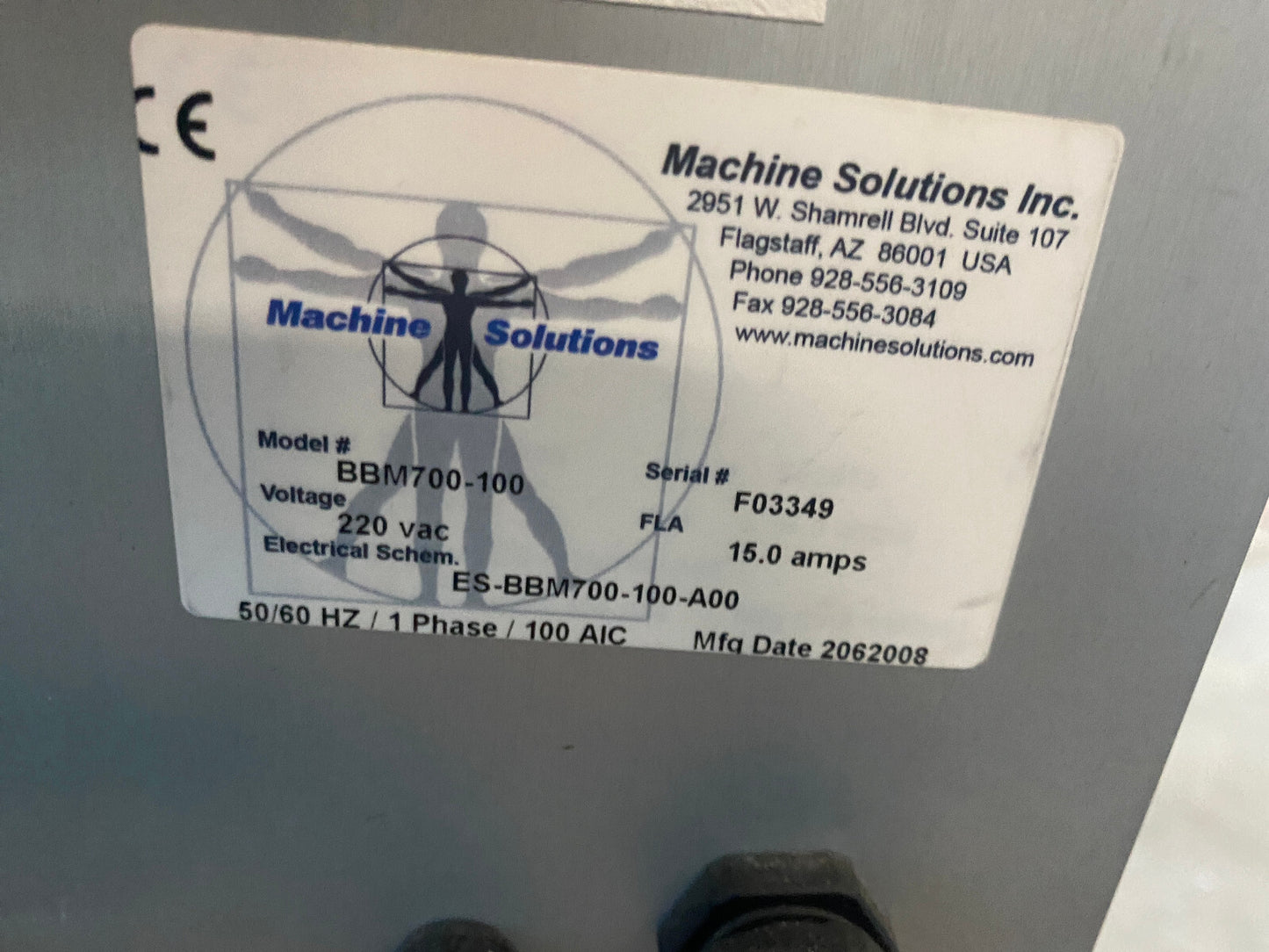 LOTE DE 2 SISTEMAS DE SOPLADO DE GLOBOS MSI Machine Solutions BBM700-100 Piezas/Reparación