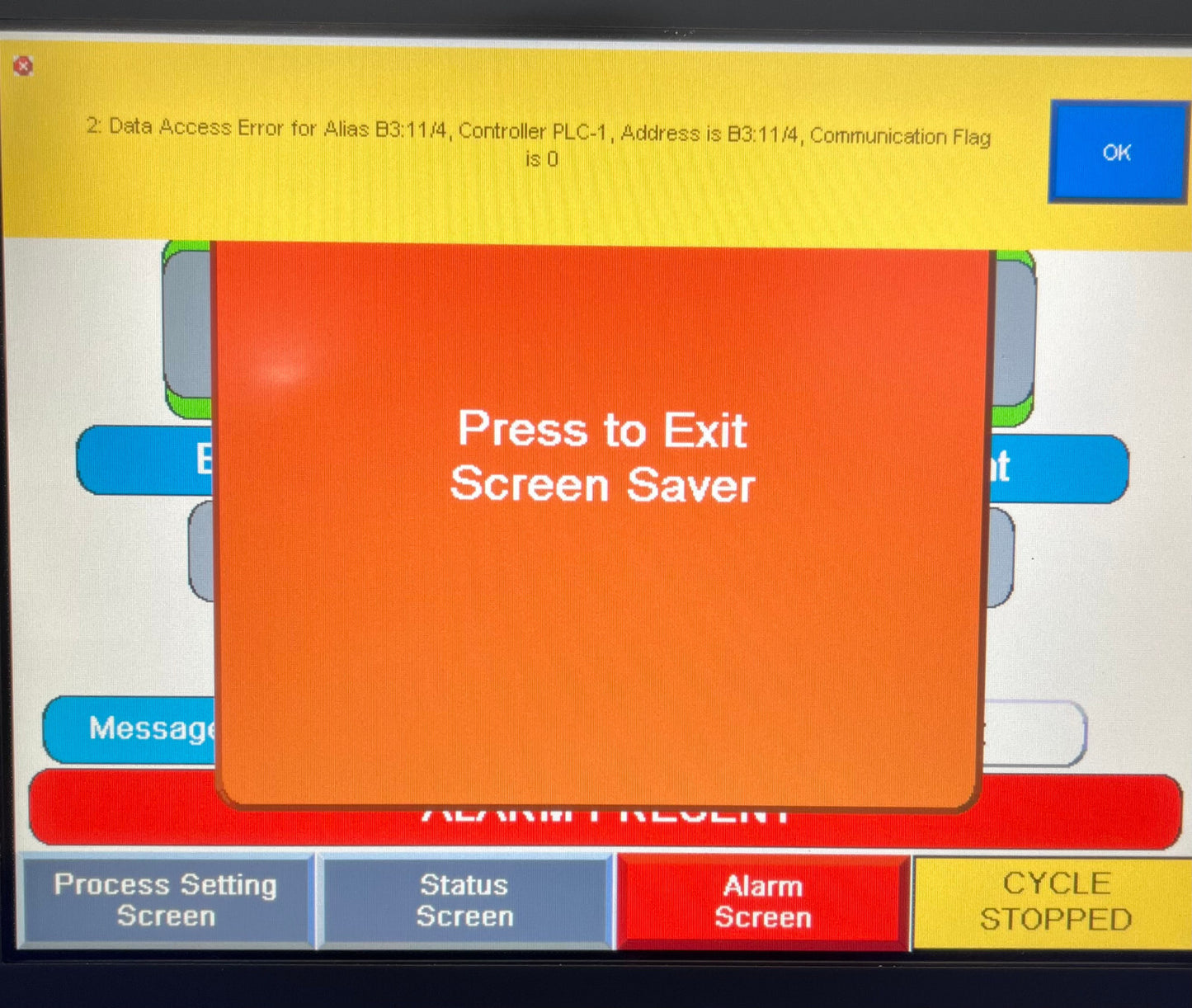 Allen Bradley PANELVIEW C1000 2711C-T10C SER B 10" KLEUREN-TOUCHSCREENINTERFACE