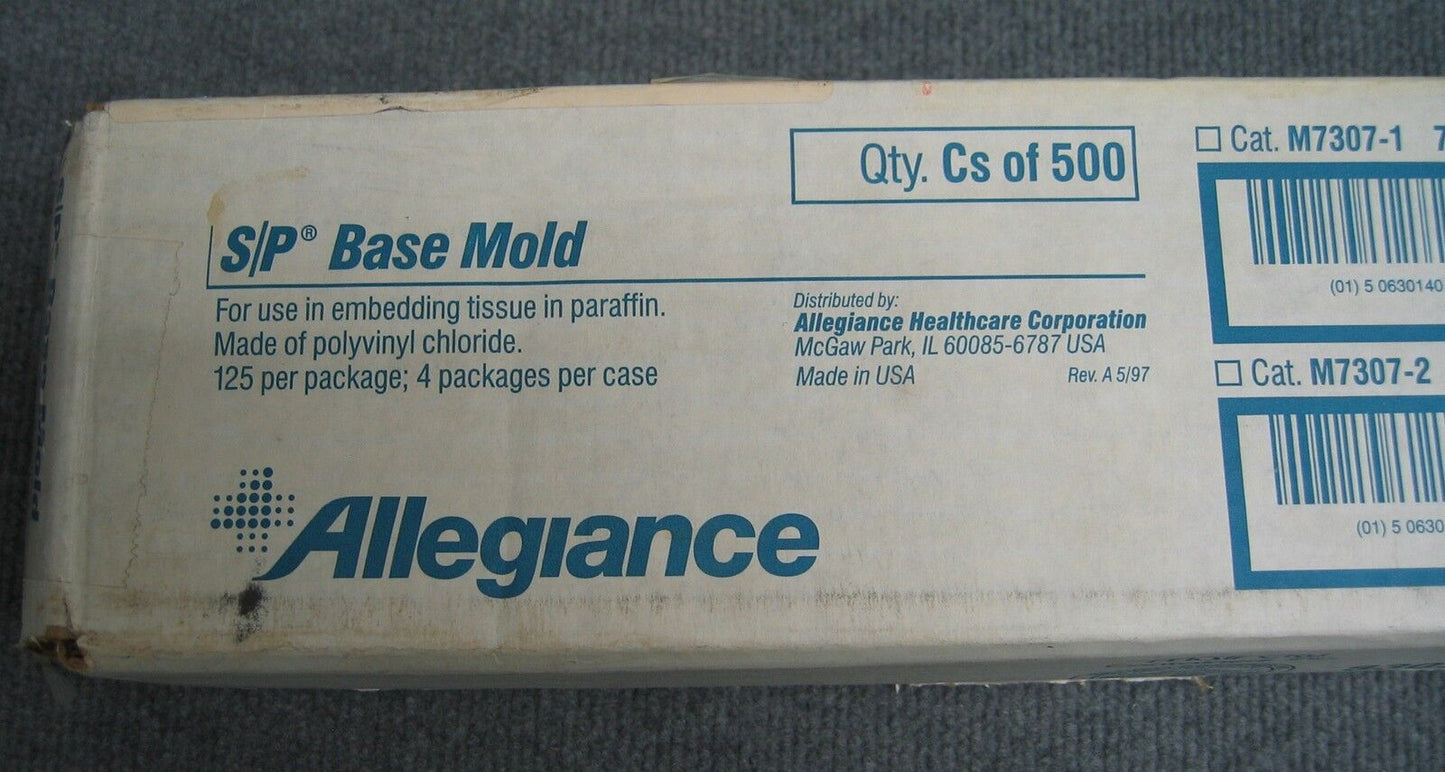 ALLEGIANCE HEALTHCARE CORP.,CAT. M7307-5 37X24mm BASE MOLD