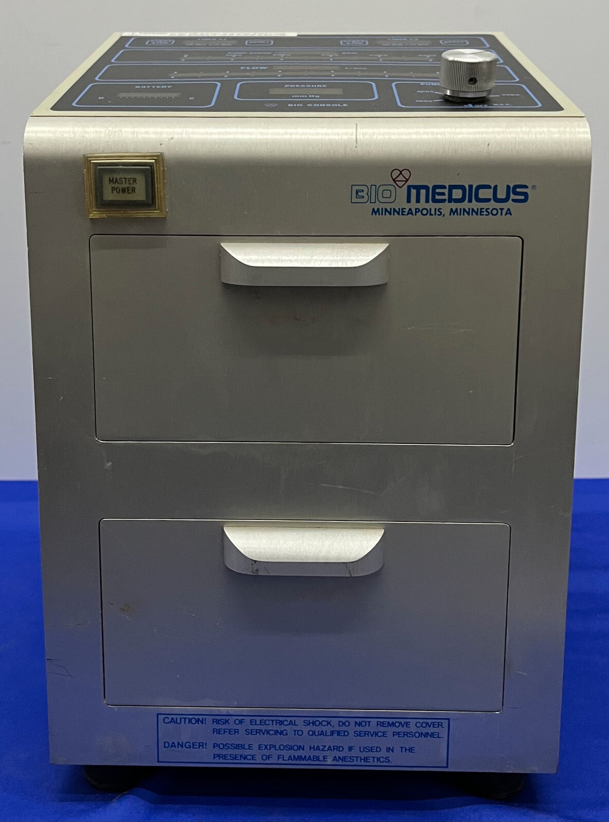 BIOMEDICUS ™ BIO CONSOLE 540 POMP - GEEN STROOMVOORZIENING - VOOR ONDERDELEN/REPARATIE 