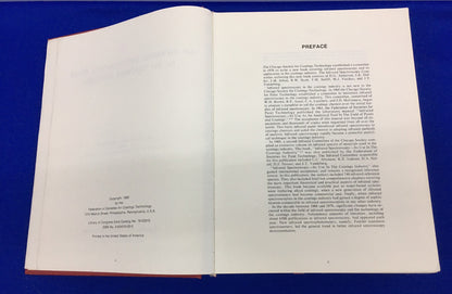 AN INFRARED SPECTROSCOPY ATLAS FOR THE COATINGS INDUSTRY 0-934010-00  Copr 1980