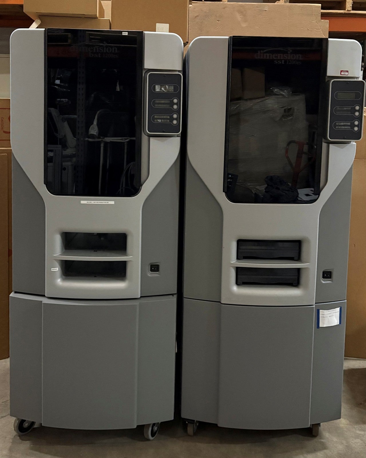 LOT OF 2 PARTS OR REPAIR STRATASYS DIMENSION SST 1200es INDUSTRIAL 3D PRINTER