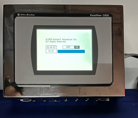 Allen Bradley AB PANELVIEW C600 2711C-T6C SER C mit GEHÄUSE – TEILE/REPARATUR