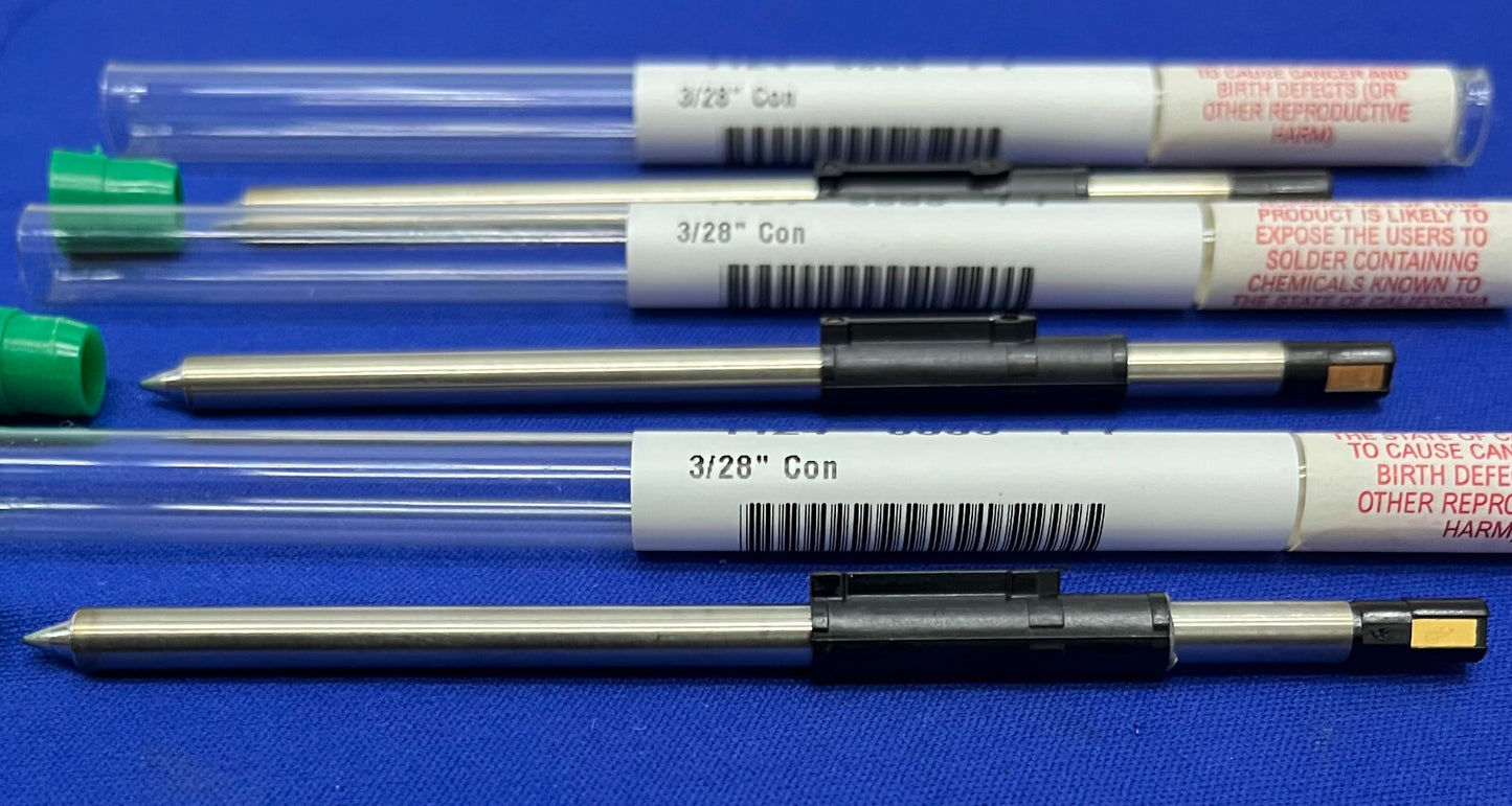 PACE 1124-0006-P1 CONISCHE SCHERPE SOLDEER VERLENGDE PUNT 3/28” - 1 LOT HOEVEELHEID 3 