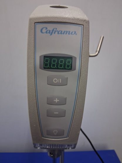 CAFRAMO 2002 COMPACT DIGITAL OVERHEAD STIRRER WITH STAND SHAFT & ROD 40-2002 RPM