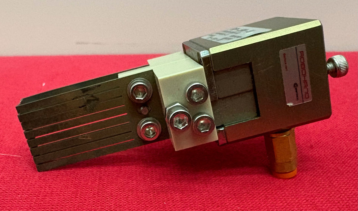 DESTACO ROBOHAND RP-5M-V MINIATURE 2 JAW PNEUMATIC PARALLEL GRIPPER PARTS/REPAIR