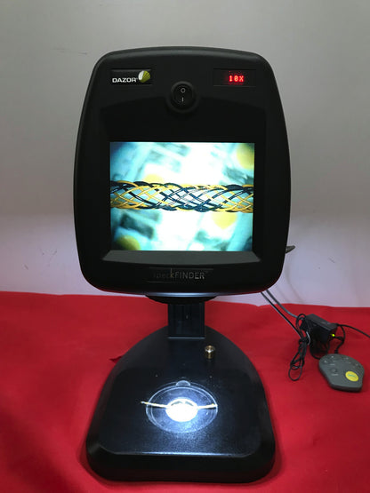 DAZOR SPECK-1 22 SPECKFINDER ELECTRONIC VIDEO MICROSCOPE 1X-25X MAGNIFICATION