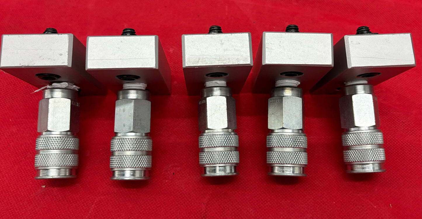 80/20 SERIES 15 2150 3/8” NPT 3-HOLE PRESSURE MANIFOLD PLATE W/ DW340A - QTY 5