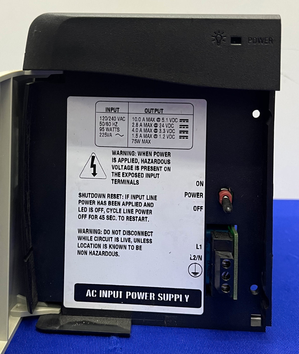 Allen-Bradley AB CONTROLLOGIX 1756-PA72/B SER B ALIMENTAZIONE CA - PARTI/RIPARAZIONE