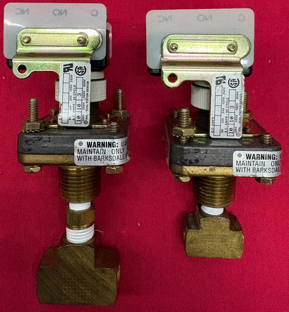 BARKSDALE E1S-H90-BR ECON-O-TROL SERIES PRESSURE SWITCH 3-90PSI - 1 LOT QTY 2
