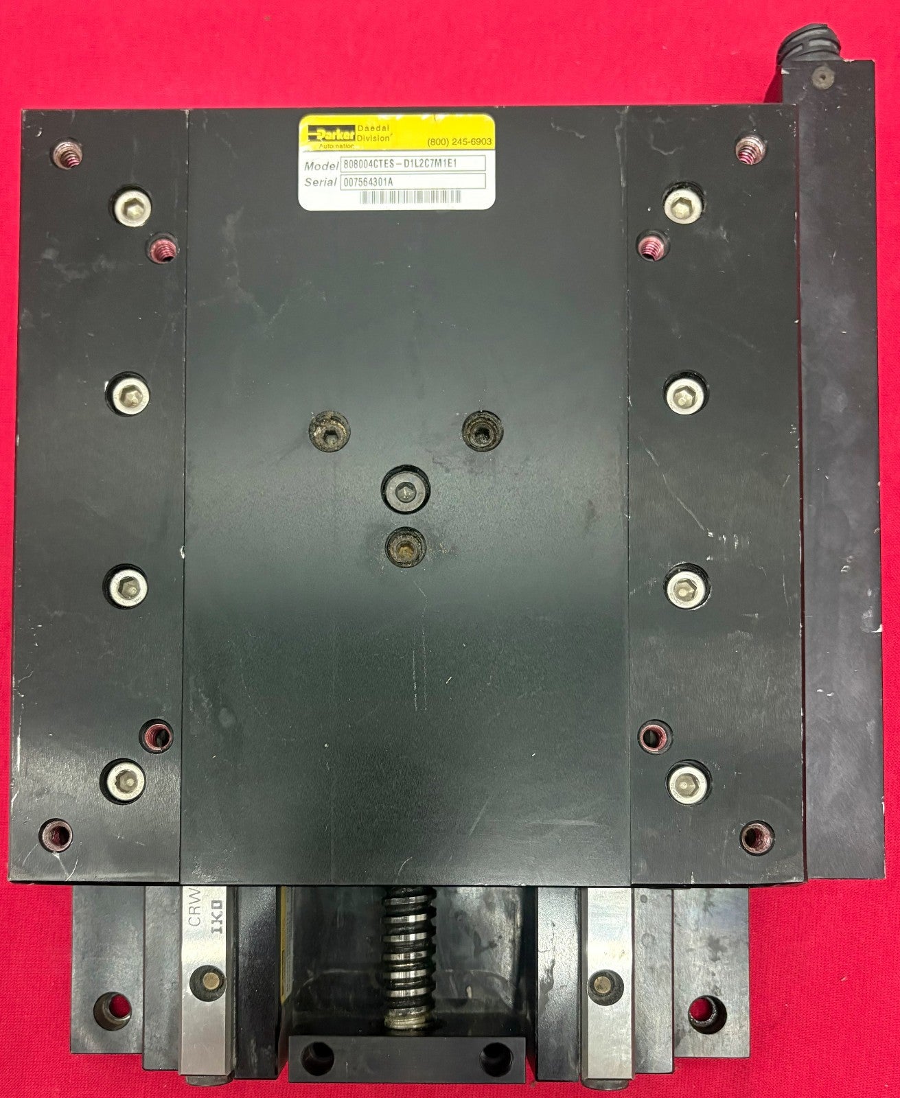 PARKER CROSS ROLLER LINEAR TABLE STAGE 808004CTES-D1L2C7M1E1