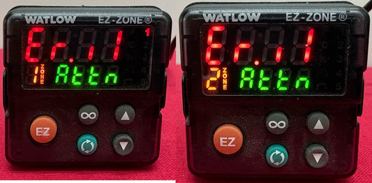 WATLOW EZ-ZONE® PM6C3CJ-3AAAAAA MULTI-FUNCTION TEMPERATURE PID CONTROLLER -QTY 2