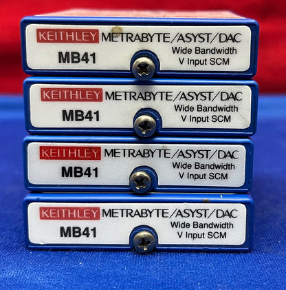 1 LOT HOEVEELHEID 4 - KEITHLEY MB41-04 METRABYTE/ASYST/DAC GEÏSOLEERDE BREEDBANDMODULE