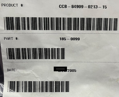 工業用インターフェースケーブル CCB 849090213 部品番号 185-0099 2 アンペア 60V