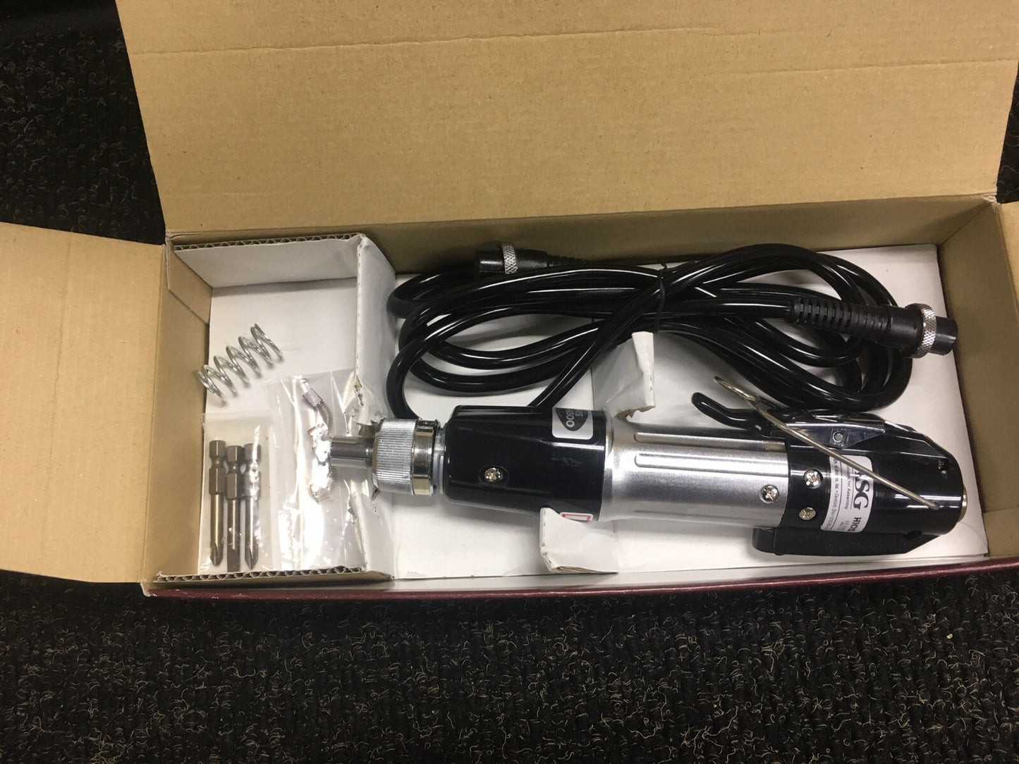 H1OS CL-6500 ELECTRIC DRIVER WITH ASG ASSEMBLY PS-55 POWER SOURCE