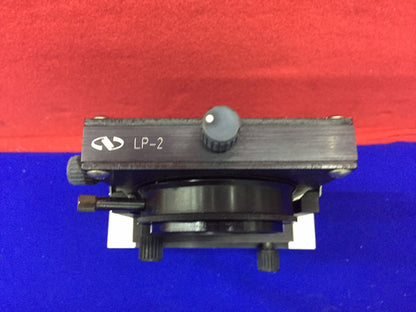 XYZ θXθY Lens Positioner, 50.8 mm Diameter.  Model LP-2. Used.