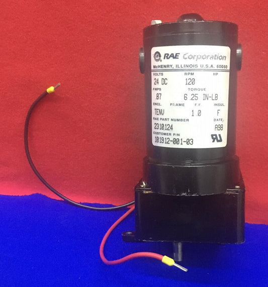 RAE 2310124 / 101912-001-03 24DC RPM 120