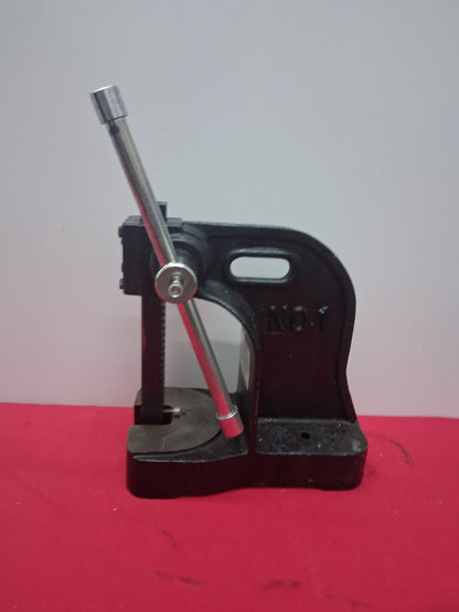 Dayton 4Z328E 1 Ton Arbor Press 8" Swing Work Height 6" 1" x 1" Ram Dimensions