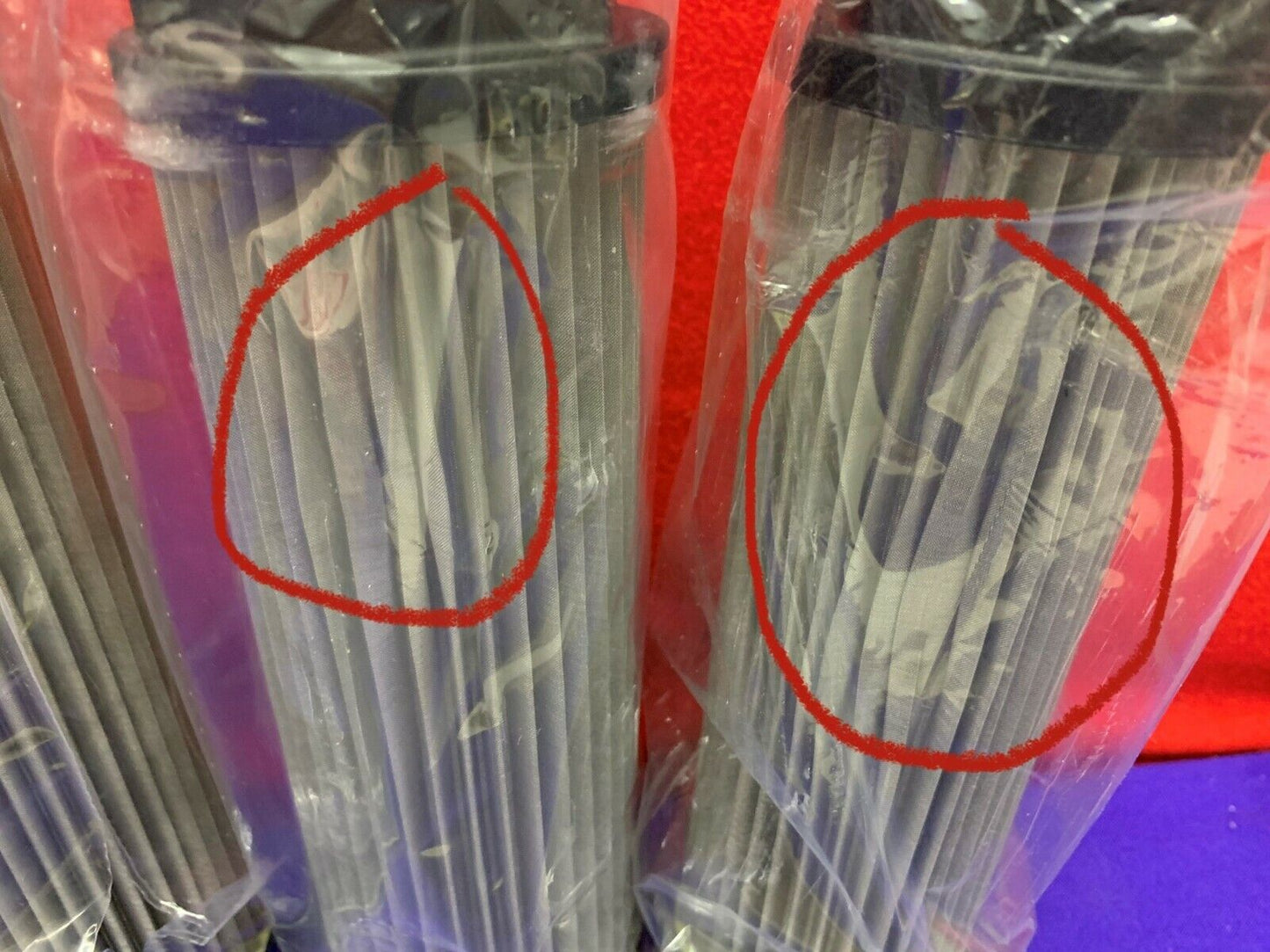 1 Partij van 3 - Hydac Filter Zuigelementen 1305595 / 03705807 0050 S 100 W 