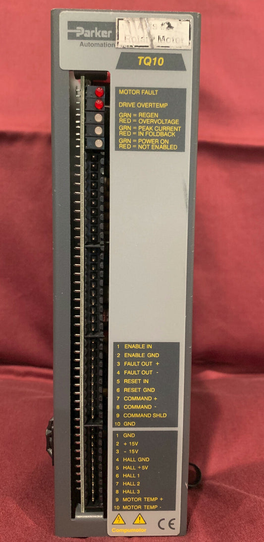 SERVOAZIONAMENTO DI COPPIA PARKER COMPUMOTOR TQ 10 USATO PER RICAMBI/RIPARAZIONI