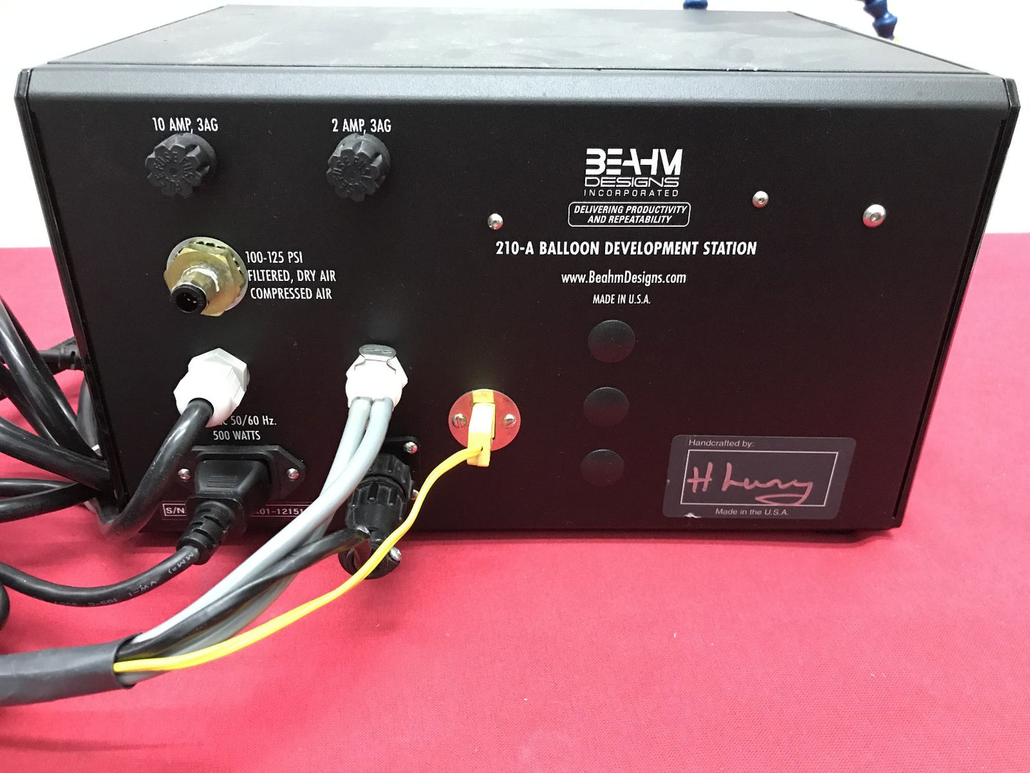 BEAHM DESIGN 210A HOT AIR STATION / HOT AIR BOX / BALLOON DEVELOPMENT STATION