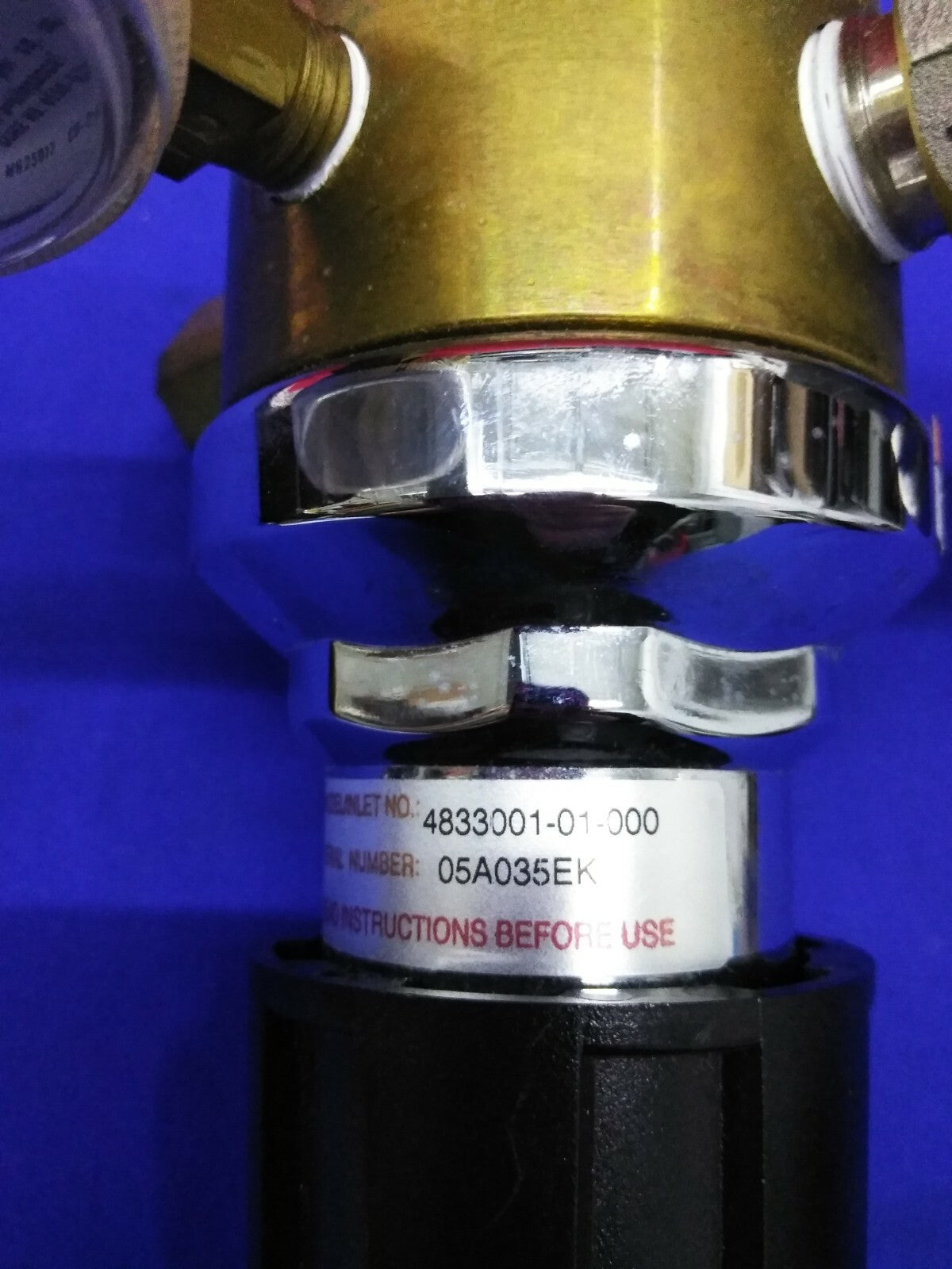 REGOLATORE CONCOA CON MANOMETRO 0-200 PSI 