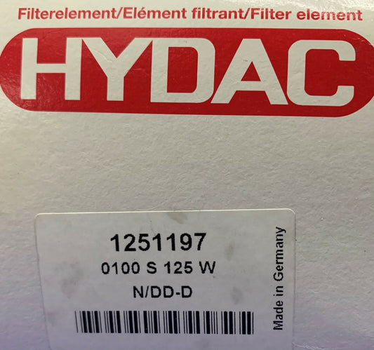 Elemento/filtro sintético plisado Hydac 